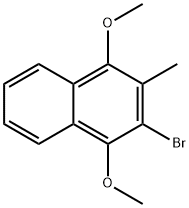 2-BroMo-1,4-diMethoxy-3-Methyl-naphthalene Structure