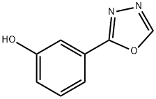 3-(1,3,4-옥사디아졸-2-일)페놀 구조식 이미지