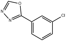 2-(3-클로로페닐)-1,3,4-옥사디아졸 구조식 이미지