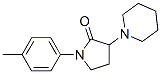 1-(4-Methylphenyl)-3-(1-piperidinyl)pyrrolidin-2-one 구조식 이미지
