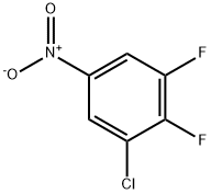 3-Chloro-4,5-difluoronitrobenzene 구조식 이미지