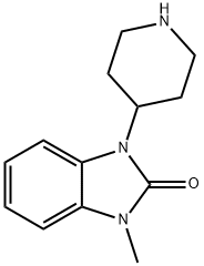 4-(2-KETO-3-METHYL-1-BENZIMIDAZOLINYL)PIPERIDINE Structure