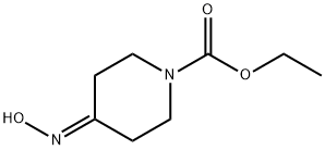 에틸4-(히드록시이미노)피페리딘-1-카르복실레이트 구조식 이미지