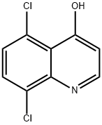 5,8-DICHLORO-4-HYDROXYQUINOLINE Structure