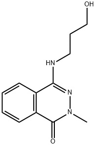 4-[(3-Hydroxypropyl)amino]-2-methyl-1(2H)-phthalazinone 구조식 이미지