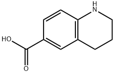 1,2,3,4-TETRAHYDRO-6-QUINOLINECARBOXYLIC ACID Structure