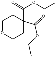 diethyl tetrahydropyran-4,4-dicarboxylate Structure