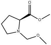 L-Proline, 1-(methoxymethyl)-, methyl ester (9CI) Structure