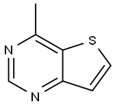 Thieno[3,2-d]pyrimidine, 4-methyl- (9CI) Structure