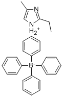 2-Ethyl-4-methyl imidazlium tetraphenyl borate Structure