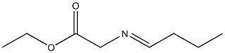 Glycine, N-butylidene-, ethyl ester, [N(E)]- (9CI) Structure