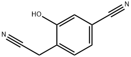 Benzeneacetonitrile, 4-cyano-2-hydroxy- (9CI) Structure