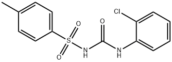 1-(2-클로로페닐)-3-(4-메틸페닐)-설포닐우레아 구조식 이미지