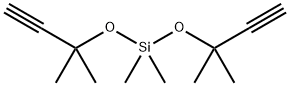 Silane,bis[(1,1-dimethyl-2-propynyl)oxy] dimethyl- Structure