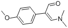 3-(DIMETHYLAMINO)-2-(4-METHOXYPHENYL)ACROLEIN Structure