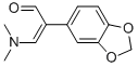 알파-[(디메틸아미노)메틸렌]-1,3-BENZODIOXOLE-5-ACETALDEHYDE 구조식 이미지