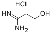 3-HYDROXY-PROPIONAMIDINE HCL Structure