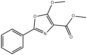 4-Carbomethoxy-5-methoxy-2-phenyl-1,3-oxazole Structure