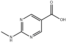 5-Pyrimidinecarboxylic acid, 2-(methylamino)- (7CI,8CI,9CI) Structure