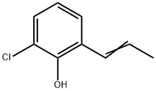 Phenol,  2-chloro-6-(1-propenyl)-  (9CI) Structure