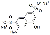 3-아미노-5-히드록시나프탈렌-2,7-디술폰산,나트륨염 구조식 이미지