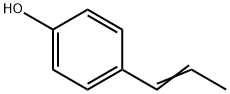 (Z)-4-프로페닐페놀 구조식 이미지