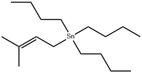 TRIBUTYL(3-METHYL-2-BUTENYL)TIN Structure