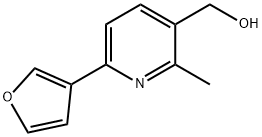 6-(3-Furanyl)-3-hydroxymethyl-2-methylpyridine Structure