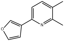 6-(3-Furanyl)-2,3-dimethylpyridine Structure