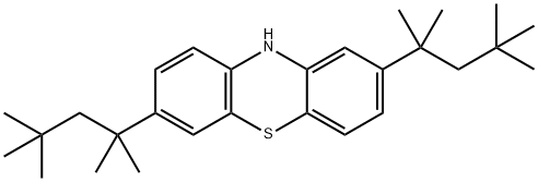 2,7-bis(1,1,3,3-tetramethylbutyl)-10H-phenothiazine Structure