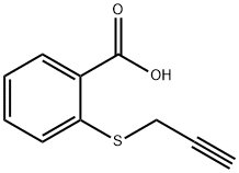 2-(Prop-2-yn-1-ylsulfanyl)benzoic acid Structure