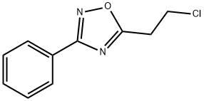 1,2,4-옥사디아졸,5-(2-클로로에틸)-3-페닐 구조식 이미지