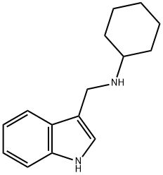 N-cyclohexyl-1H-indole-3-methylamine Structure