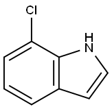 7-Chloroindole 구조식 이미지