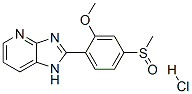 2-[2-methoxy-4-(methylsulphinyl)phenyl]-1H-imidazo[4,5-b]pyridine monohydrochloride 구조식 이미지