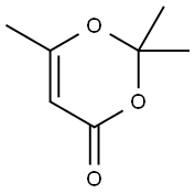 2,2,6-Trimethyl-4H-1,3-dioxin-4-one 구조식 이미지