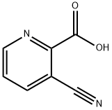 3-CYANOPYRIDINE-2-CARBOXYLIC ACID Structure