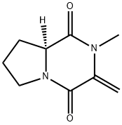 Pyrrolo[1,2-a]pyrazine-1,4-dione, hexahydro-2-methyl-3-methylene-, (8aS)- (9CI) Structure