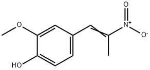 1-(4-HYDROXY-3-METHOXYPHENYL)-2-NITROPROPENE Structure