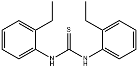 1,3-[bis(2-ethylphenyl)]thiourea  Structure