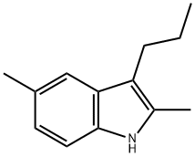 2,5-Dimethyl-3-propyl-1H-indole Structure