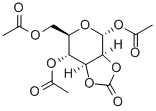 1,4,6-트리-O-아세틸-aD-만노피라노스2,3-카보네이트 구조식 이미지