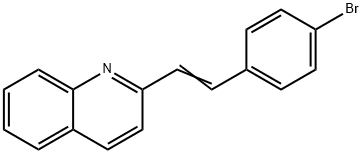 2-[2-(4-bromophenyl)ethenyl]quinoline Structure