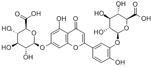 LUTEOLIN-7,3'-DI-O-DIGLUCURONIDE Structure