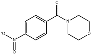 MORPHOLINO(4-NITROPHENYL)METHANONE Structure