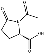 DL-1-아세틸-5-옥소프롤린 구조식 이미지