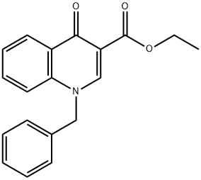 ethyl 1-benzyl-4-oxo-1,4-dihydroquinoline-3-carboxylate Structure