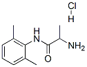 (+)-2-Amino-N-(2,6-dimethylphenyl)propanamide monohydrochloride Structure