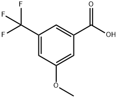 3-METHOXY-5-(TRIFLUOROMETHYL)BENZOIC ACID 구조식 이미지