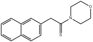 4-(2-NAPHTHYLTHIOACETYL)MORPHOLINE� Structure